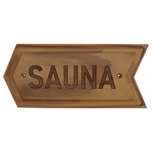 Sauna Holzschild Saunaschild Banja Баня
